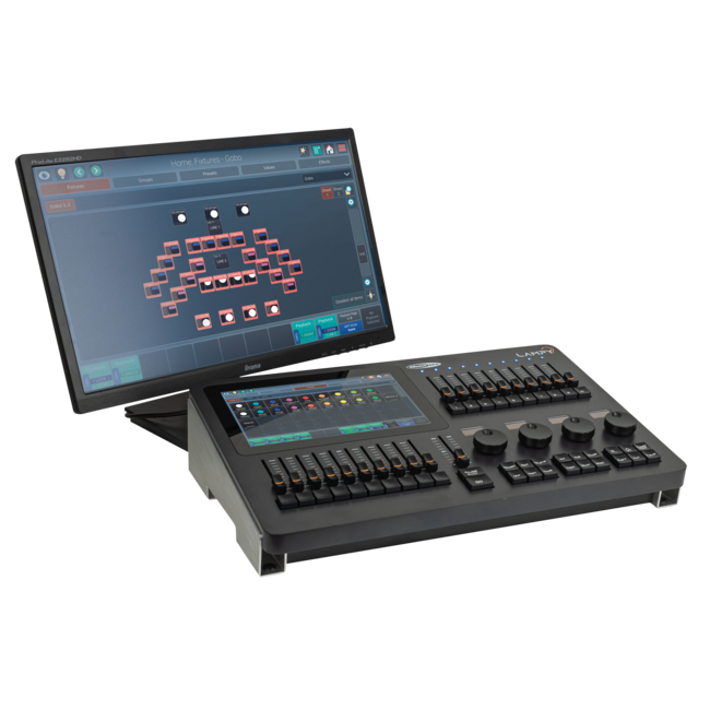 Showtec LAMPY 20 2U 2 Universe DMX controller met 20 faders 50741