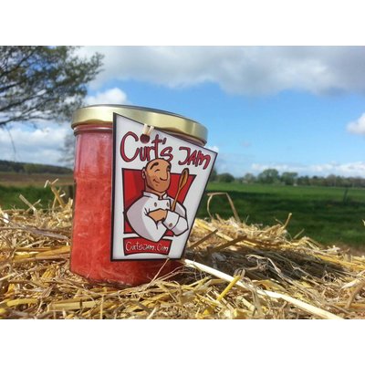 Fresh Belgian handmade strawberry jam is without added sugar 200ml
