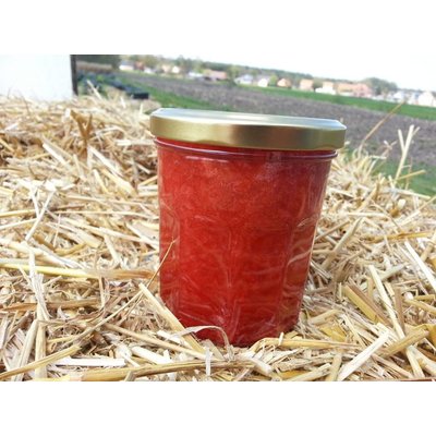 Fresh Belgian handmade strawberry jam with banana 200ml