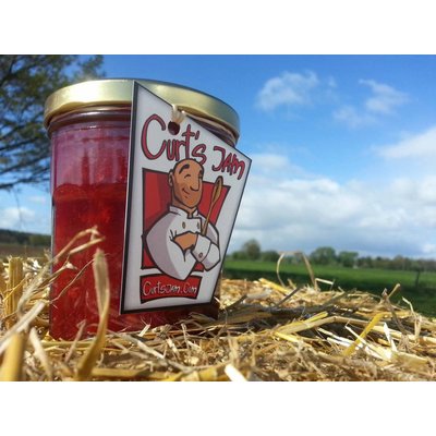 Rhubarbe et des cerises du nord - 200 ml - Confiture fraîche artisanale recette