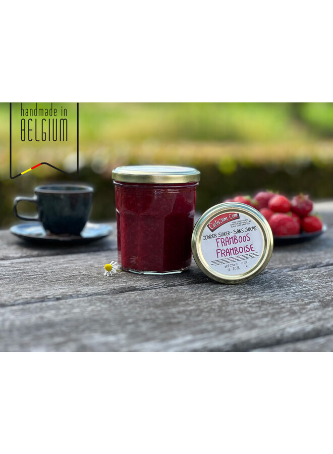 Lust auf echten Fruchtgenuss? Diese Himbeerkonfitüre – ganz ohne Zuckerzusatz – schmeckt herrlich fruchtig und ist leicht gesüßt mit Tagatesse.