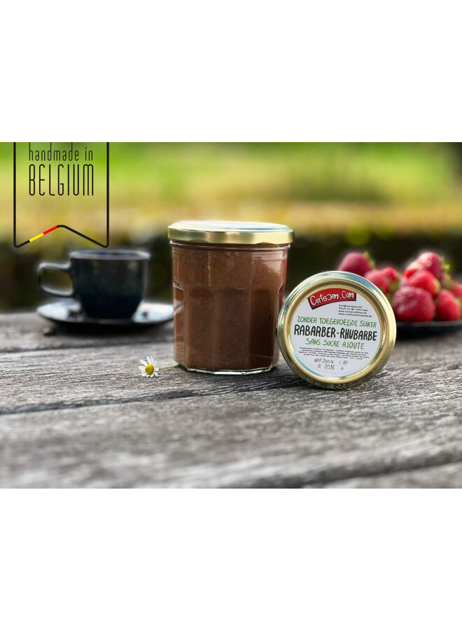 Fresh and tangy rhubarb jam with no added sugar. Sweetened with tagatesse – ideal for anyone looking to enjoy flavour without the guilt.