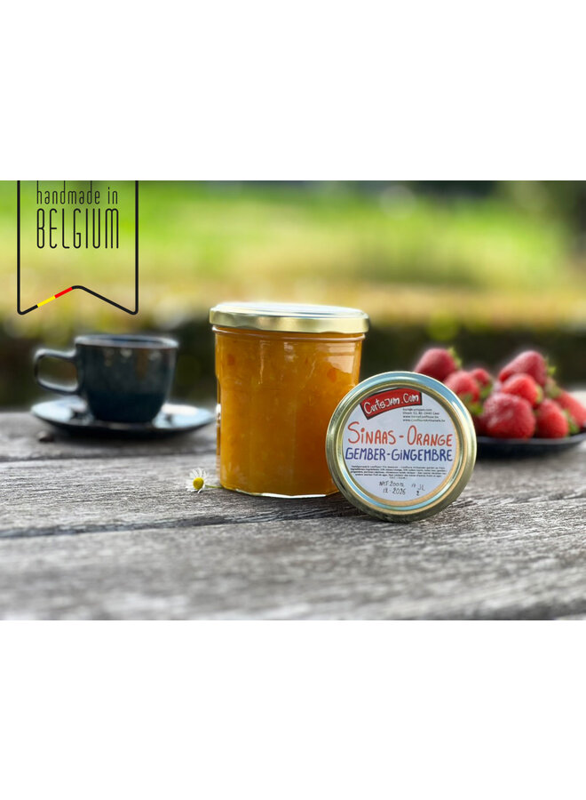 Citrusy brightness with a spicy ginger kick. This handmade jam is full of character and crafted with less sugar.