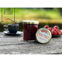 A refreshing mix of red currants and juicy strawberries. Handmade jam with less sugar – sweet, tangy and full of character.