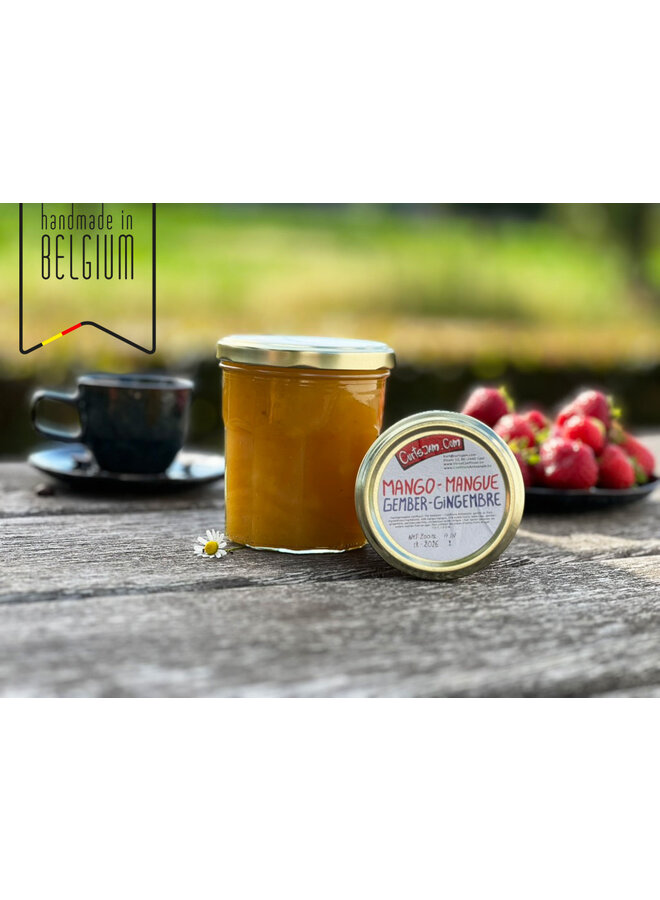 A bold blend of tropical mango and warming ginger. Handcrafted and naturally less sweet.