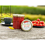 Tropical mango meets juicy cherry in this handmade jam without added sugar. Naturally sweetened and refreshing.
