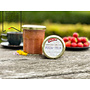 A soft and sunny peach jam, sweetened with tagatesse. No added sugar – pure, light and fruity.