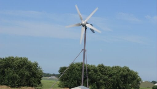 Kleine windmolen kopen voor op uw dak of op een mast