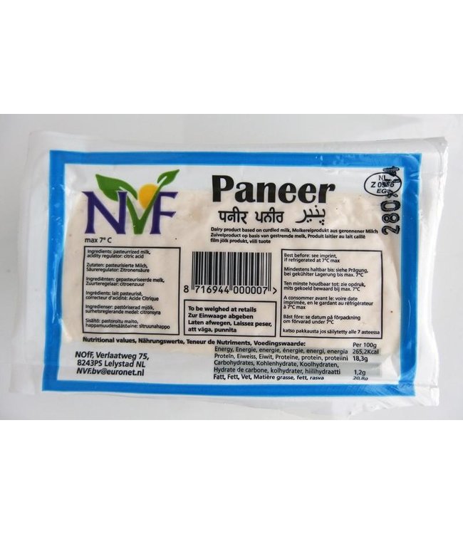 Fresh Paneer (Indiase kaas) 5kg