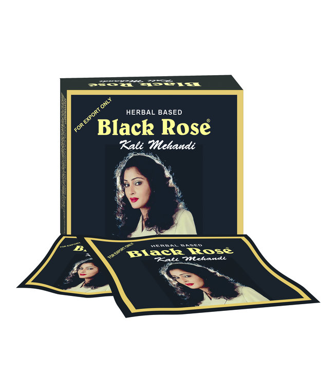 BLACK ROSE Black Henna Powder 10 x 50 gm (standard)