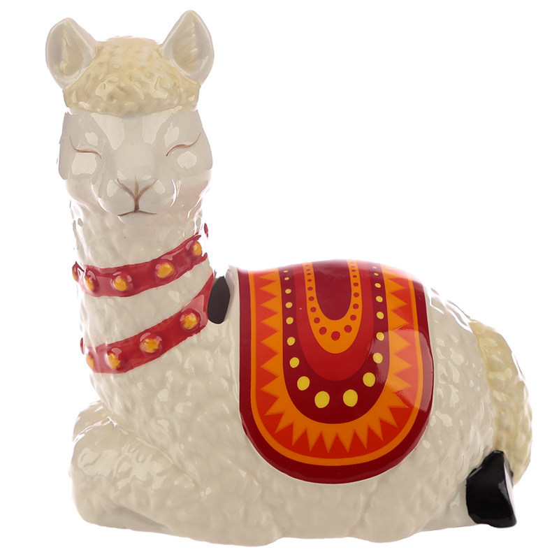 Keramiek Alpaca the Herd Spaarpot
