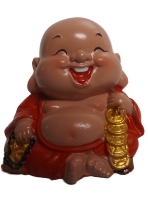 Twee kleine happy boeddha baby's