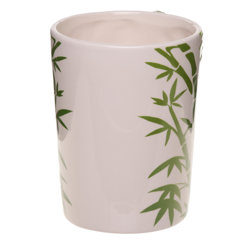 Mok met Panda-vormig handvat, bamboe