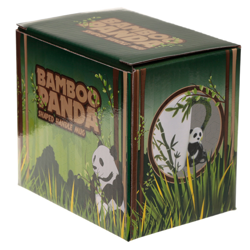 Mok met Panda-vormig handvat, bamboe