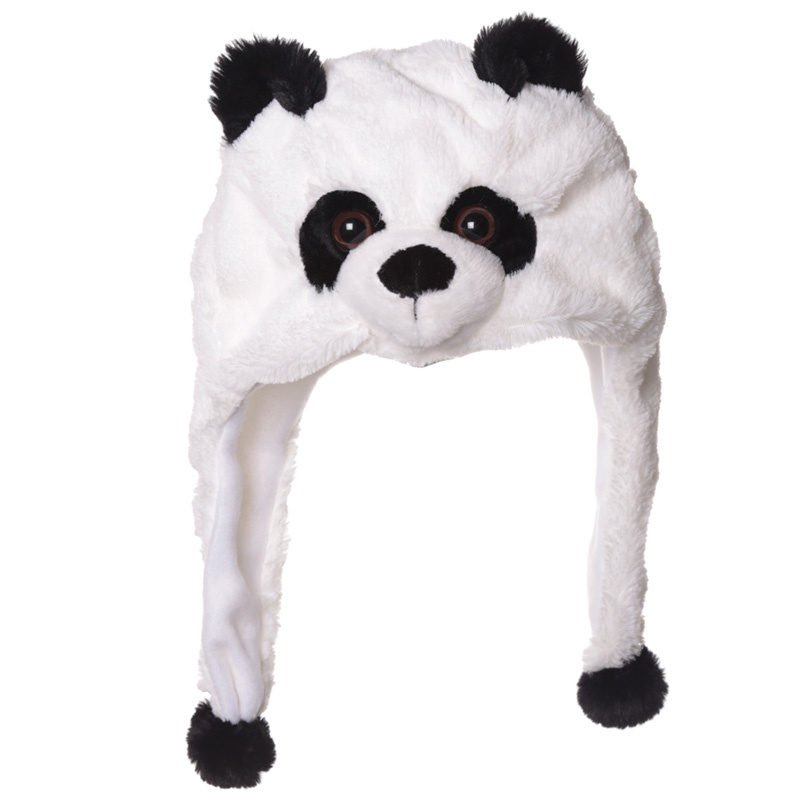 Pluche Panda Muts (One Size)