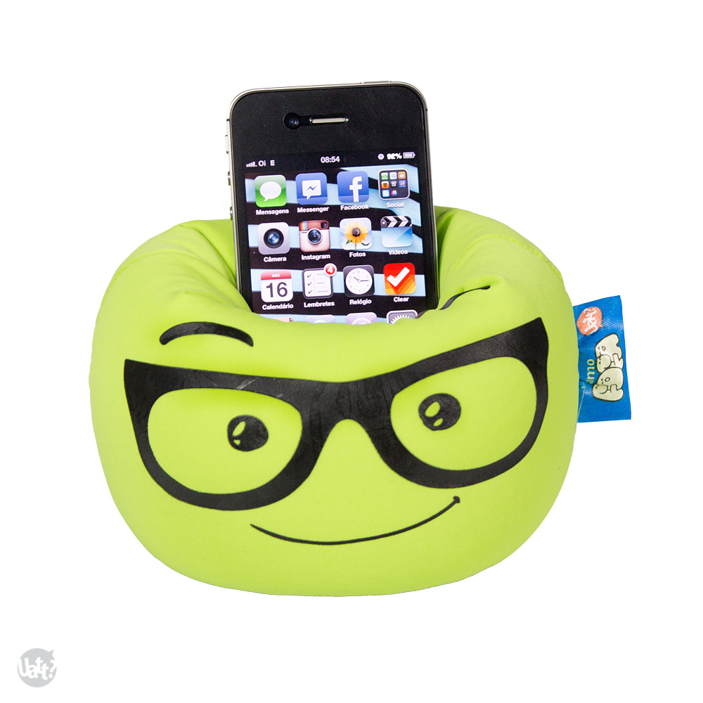 Smartphone Kussen Telefoon Houder - Nerd