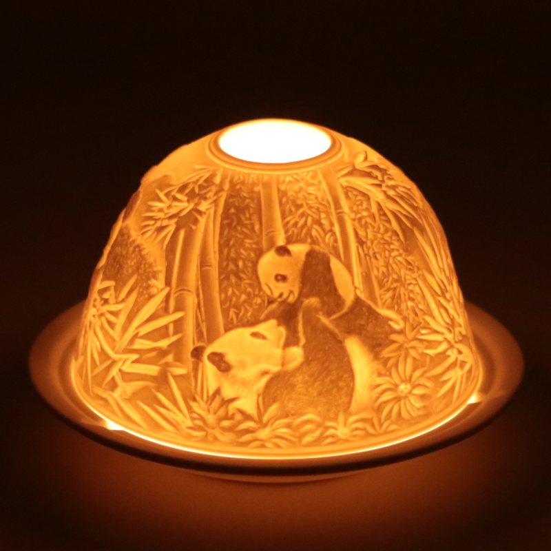 Sfeerlicht Porselein Panda's