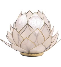 Lotus sfeerlicht naturel groot