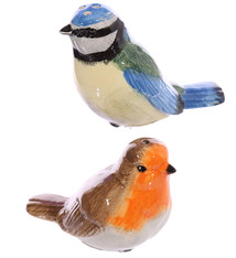 Roodborstje en Vink Peper- en Zoutstel