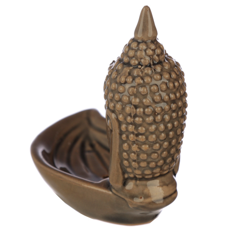 EDEN Keramiek Thaise Boeddha Blad Wierookbrander voor Sticks & Kegeltjes