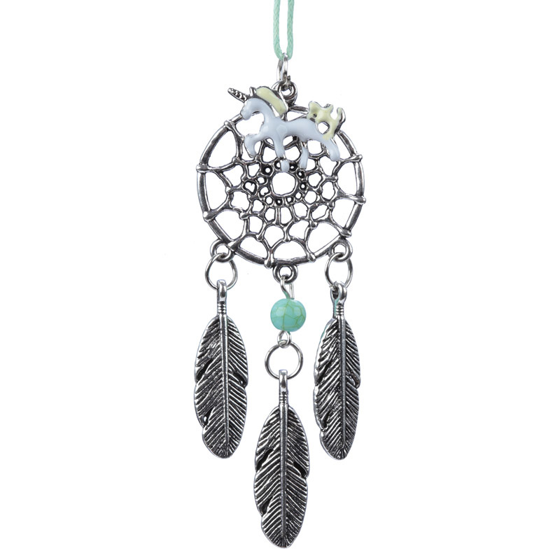 Regenboog Eenhoorn Metalen Dromenvanger