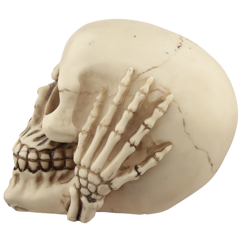 Set van 3 schedels; horen zien zwijgen