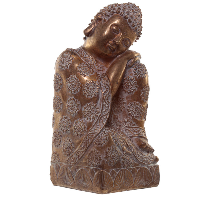 Goud met Wit Thaise Boeddha - Boekensteunen