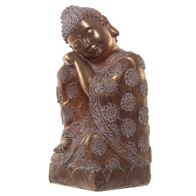 Goud met Wit Thaise Boeddha - Boekensteunen