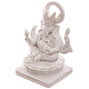 Witte Ganesh 13.5cm