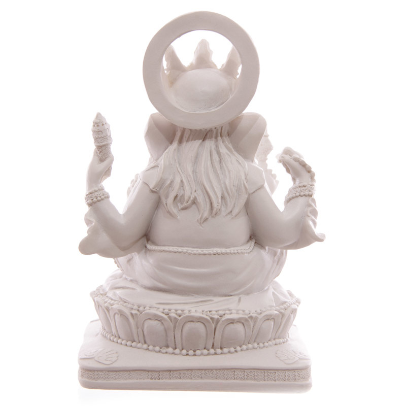 Witte Ganesh 13.5cm