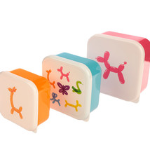 Set 3 lunchtrommels - Balloonies Ballondieren