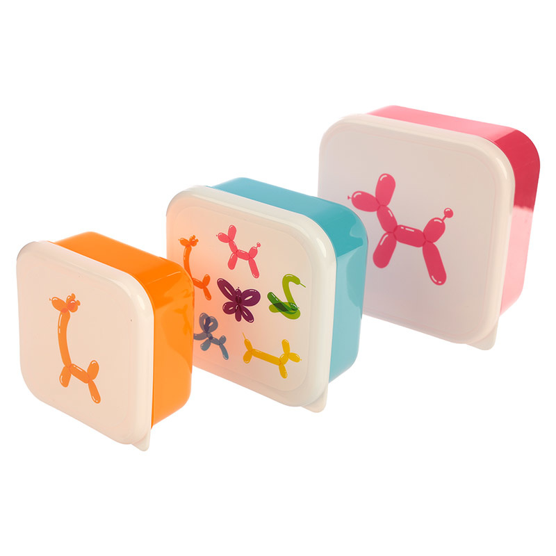 Set 3 lunchtrommels - Balloonies Ballondieren