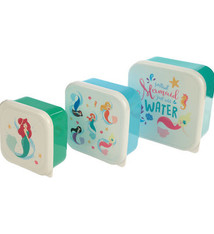 Set 3 lunchtrommels - Betoverde Zeemeermin