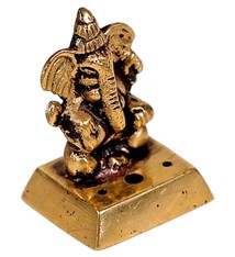 Wierookbrander Ganesha messing