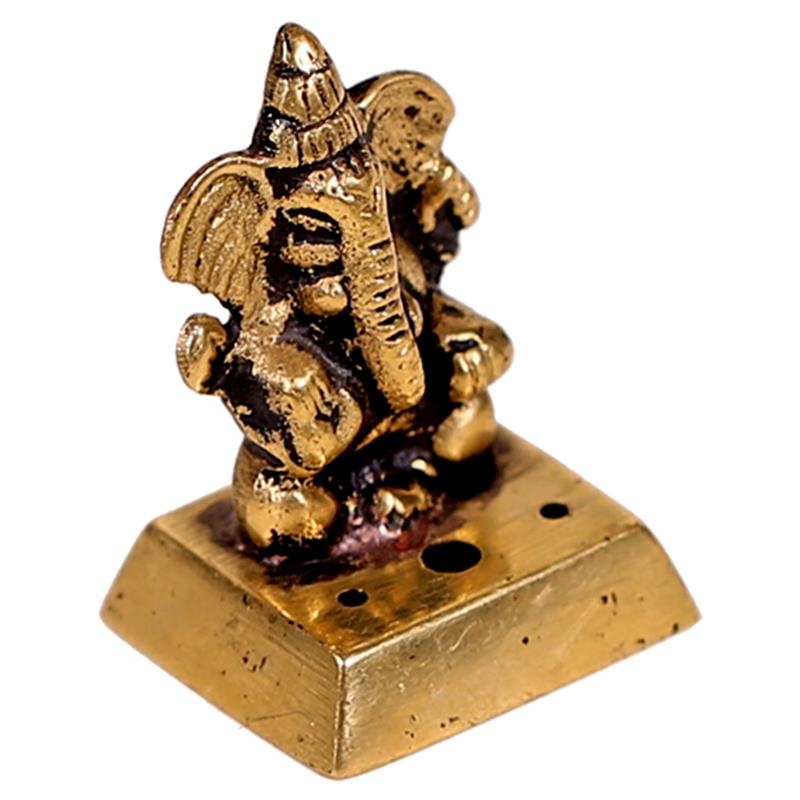 Wierookbrander Ganesha messing