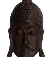 Masker boeddha hout