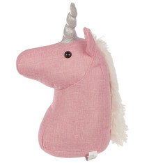 Eenhoorn Hoofd Roze Deurstopper