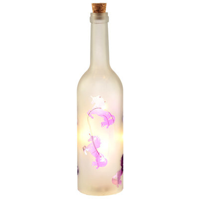 LED Matte Lichtfles - Mystieke Eenhoorn