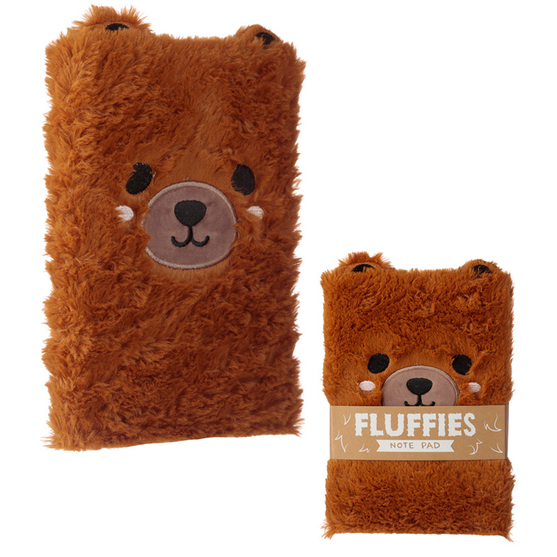 Cutiemals Beer Pluche Fluffig Notitieboek