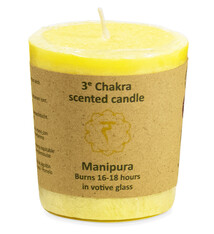 Votief geurkaarsje 3e chakra