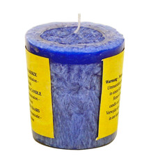 Votief geurkaarsje 5e chakra