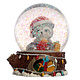 Wasbeer Kerstmis Sneeuwbol