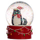 Feline Festive Kat Kerstmis Sneeuwbol