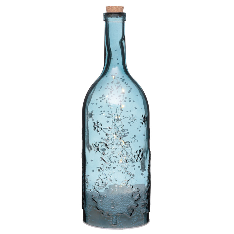 Blauw Flesvormige LED Kerstmis Muzikale Sneeuwstorm