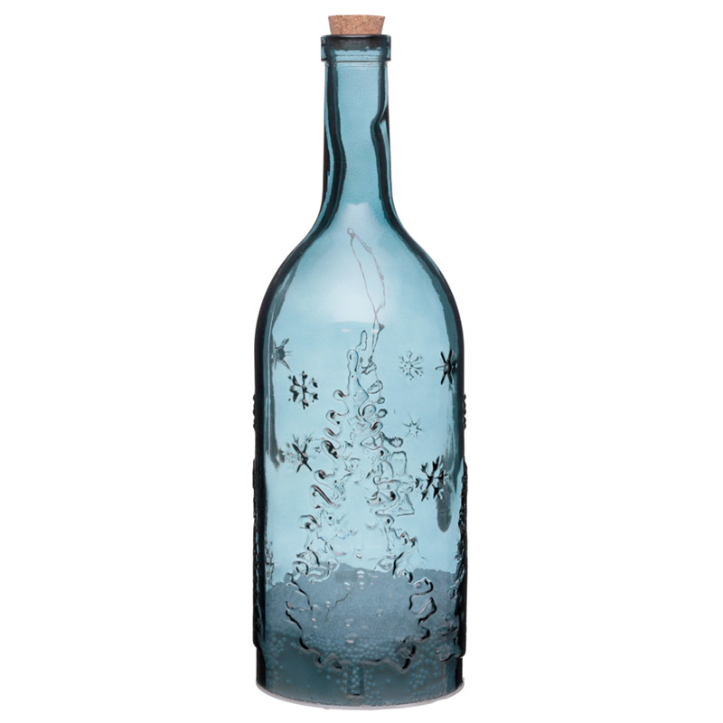 Blauw Flesvormige LED Kerstmis Muzikale Sneeuwstorm