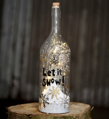 Flesvormige LED Kerstmis Muzikale Sneeuwstorm