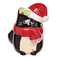 Feline Festive Kerstmis Kat Peper- en Zoutstel