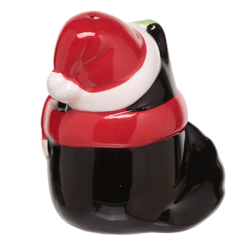 Feline Festive Kerstmis Kat Peper- en Zoutstel