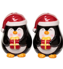 Kerstmis Pinguïn Keramiek Peper- en Zoutstel