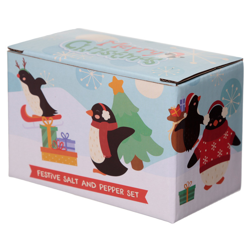 Kerstmis Pinguïn Keramiek Peper- en Zoutstel